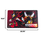 Kess - Tapis de jeu Sonic Moderne Shadow-Base antidérapante en caoutchouc pour garder le tapis stable pendant les parties intenses et les tournois