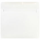 JAM Paper Enveloppes format livret à rabat droit gommé, 8 3/4 x 11 1/4 po, blanches, 1000 par paquet-Blanc