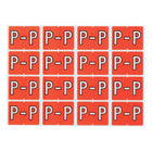 Pendaflex − Étiquettes de classement à onglet sur le côté A à Z de couleur orange foncé − P − paquet de 240-Compatibles avec les étiquettes de la série Datafile L8701