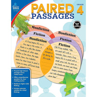 Livre numérique : Carson Dellosa - Paired Passages, 104889-EB, 4e année-Vous recevrez deux courriels : le premier confirmant la totalité de votre commande et le second comportant un lien de téléchargement. Vous pourrez utiliser le lien de téléchargement immédiatement ou plus tard, comme vous le voulez.