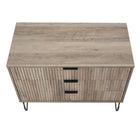 Manhattan Comfort - Dumbo commode moderne 35,19" - gris-Garantie limitée du fabricant de 30 jours