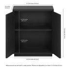 Hudson&Canal - Meuble d'appoint Alston 28 po de largeur - Grain noir-8