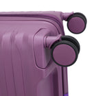 TUCCI - Bagage d'enregistrement à coque rigide  Lussore 24 po - Violet-Conception extensible – Capacité d’emballage supplémentaire lorsque nécessaire. Ajoute de l’espace de rangement supplémentaire quand vous en avez besoin, parfait pour ramener des souvenirs