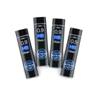 Pental - Mines de Recharge Ain Stein - 0.9mm - HB - 36 Mines par Tube, Paquet de 4-Tube de 40 mines