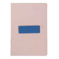 Pep Rally - Cahier de notes avec support à téléphone - 80 feuilles - rose-160 pages lignées pour écrire et prendre des notes