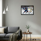 Mikko Rantanen Colorado Avalanche - Toile encadree - 31" x 22"-Prêt à accrocher - livré entièrement assemblé