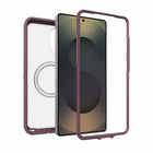 Otterbox - Étui Defender Pro XT Transparent avec aimants pour Samsung Galaxy S26 Ultra, Violet Mystérieux-Sa conception protectrice à double couche maintient le téléphone bien en place grâce à un cadre ajusté par pression.