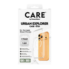 PanzerGlass - CARE Clear Urban Explorer MagSafe iPhone 17 Pro Max - Anneau blanc-Protection de caméra renforcée. Compatible MagSafe