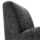 Modway - Amita Chenille Rembourré Chaise d’accent - Noir de carbone-8