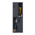 Ceha - Casier NH Series batterie de 2, 2 niveaux avec aérations avant à trous, gris graphite-Solutions de rangement flexibles pour s'adapter à votre espace
