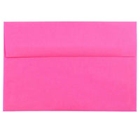 JAM Paper - Enveloppes d'invitation colorées A8 - 5,5 x 8,125 - rose ultra fuchsia - Paquet de 50-Ces enveloppes sont parfaites pour envoyer des invitations, des cartes de voeux, des RSVP, des cartes de remerciement, des cadeaux d'anniversaire, des remises de diplômes, des vacances et plus encore