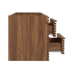 Modway - Render 48" Armoire de lavabo compatible avec un seul lavabo (non inclus) - Noyer-Bassin d’évier non inclus