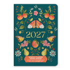 Orange Circle Studio - 2027 Agenda mensuel de poche - Fruit & Flora -  4.5" x 6.5" - Couleur assortie - Anglais-Doté plages mensuelles et pages de notes