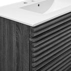 Modway - Render Support mural de 36" Vanette de salle de bain - Blanc charbon-8