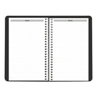 Brownline - 2027 Agenda quotidien avec reliure spirale – 8 po x 5 po – noir-Impression économique en une couleur