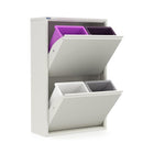 Ceha Canada - Armoire de rangement métallique polyvalente CK à 2 portes - 24 po L - Blanc-CONSTRUCTION DURABLE : Entièrement soudée et robuste, cette séparatrice de rangement polyvalente est conçue pour durer. Son revêtement époxy-polyester résiste à l'usure, ce qui la rend parfaite pour un usage résidentiel ou de bureau