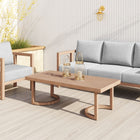 Zuo - Leto Table basse - Brun-Capacité de poids maximale: 110