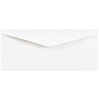 JAM Paper Enveloppes format livret à rabat commercial gommé, 4 1/8 x 10 3/8 po, blanches, 200 par paquet-Blanc