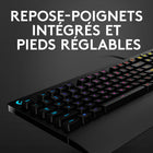 Logitech - Clavier de jeu RVB Prodigy G213-Source d'alimentation : Câble USB