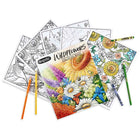 Crayola - Cahier à Colorier Pour Adultes Fleurs Sauvages-Pages à colorier perforées : Chaque page à colorier de 8,5 po x 11 po est perforée pour pouvoir facilement la détacher et l'afficher une fois coloriée