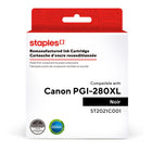 Staples - Cartouche d’encre Canon PGI-280XL remise à neuf - rendement élevé - noir-Noir