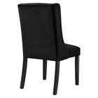 Modway - Baronet Performance Velvet Chaises de salle à manger Ensemble de 2 - Noir-Assemblée requise