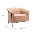 Zuo - Burry Fauteuil d’appoint - Tan-6