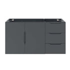 Modway - Vitality 36" Armoire de toilette de salle de bain (lavabo non inclus) - Gris-Vanité de salle de bain moderne