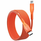Statik - MagStack Pro Câble de Charge/Sync Magnétique USB-C vers USB-C de 6.6 pi, Orange-Recharge rapide et sécurisée. Rechargez rapidement votre cellulaire, ordinateur portable, tablette et autres appareils sans endommager la batterie