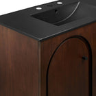 Modway - Appia 36" Vanette de salle de bain - Noir noyer-8