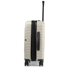 Bugatti - Valise cabine rigide 21.50po à roulettes pivotantes de la collection Berlin - Crème-Poignées supérieures et latérales renforcées pour une durabilité accrue