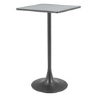 Zuo - Spot Table de bar - Gris/Noir-Couleur de la Table: Gris/Noir