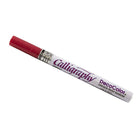 Marvy Uchida - Marqueur de calligraphie à peinture opaque - pointe fine - rouge - paquet de 5-Encre rouge