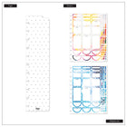 The Happy Planner - Planificateur daté grand format 2026–2027 à reliure à disques - 11-1/2 po x 10-1/4 po - Expression abstraite-10