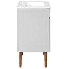 Modway - Harvest Vanette de salle de bain - Gris blanc-Conception ouverte facile