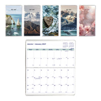 Blueline - 2027-2028 agenda de poche mensuel 24 mois avec reliure piqûre à cheval – 6 1/2 po x 3 1/2 po – couleurs assorties – bilingue-Agenda de deux ans, de
janvier 2027 à décembre 2028
