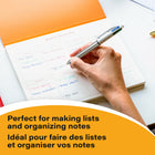 BIC - Stylos à bille à 4-Color Shine - rétractables - 1.0 mm - Paquet de 3-Ces stylos BIC comprennent quatre couleurs en un stylo pratique dans des corps métalliques brillants