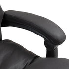Vinsetto - Fauteuil de bureau exécutif avec repose-pieds et massage à 6 points et chaleur - noir-Utilisez la fonction massage avec une télécommande filaire 