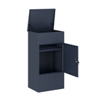 Ceha Canada - Boîte à colis grande taille - 21 po l x 16 po P x 41 po H - Gris foncé-CONCEPTION RÉSISTANTE AUX INTEMPÉRIES : Le surplomb de protection contre la pluie et les joints d'étanchéité rendent ces boîtes de livraison très résistantes aux conditions climatiques difficiles, y compris la pluie, la neige et les typhons. Vos colis restent protégés, propres et intacts, même par temps extrême