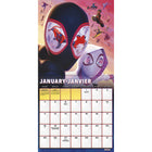 DateWorks - 2026 Calendrier Mural 16 Mois - 12 po x 12 po - Spiderman - Bilingue -Septembre 2025 - Décembre 2026