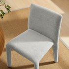 Modway - Rhodes Tissu tapis Chaise à manger - Gris colombe-Entièrement assemblé
