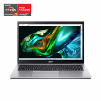 Acer - Ordinateur portable ACL 15,6" FHD Aspire 3 - AMD Ryzen7 5700U - SSD 512 Go - RAM 16 Go - Windows 11 - Argent-Écran : LCD 15,6" FHD (1 920 x 1 080)