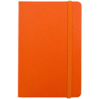 JAM Paper - Carnet de voyage à couverture rigide avec élastique - 70 feuilles lignées - 4" x 6" - Orange-Couleur : orange éclatant | Soyez élégant et organisé avec un carnet de notes colouré.