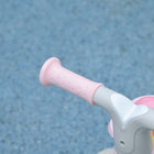 Qaba - Vélo d'équilibre pour bébé avec siège réglable - rose-Pneus silencieux, adaptés à une utilisation intérieure et extérieure 