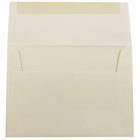 JAM Paper - Enveloppes d'invitation Strathmore A6 - 4,75 po x 6,5 po - Vélin ivoire - 50/paquet (900913185I)-Taille : A6 (4,75 x 6,5 pouces)