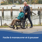 Journey - So Lite C2 Fauteuil roulant ultra léger - rouge-Les accoudoirs rembourrés aident à réduire la fatigue et améliorent le confort en position assise