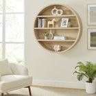 Modway - Romy 47 po Manche Étagère murale - Naturel-Rangement sur étagère ouverte