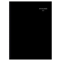 AT-A-GLANCE - Agenda mensuel Premiere 2027 - 11 7/8 po H x 7 7/8 po l - noir - bilingue-14 mois avec onglet : décembre 2026 à janvier 2028