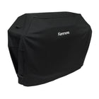 Kenmore - Housse pour barbecue au gaz de 65 po - Noir-Les fentes de ventilation et les bandes de fermeture aident à maintenir la housse en place, même par temps venteux.
