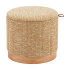 Zuo - Fije Pouf de rangement - Jaune ocre-Garantie limitée de 3 ans